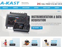 Tablet Screenshot of a-kast.ca